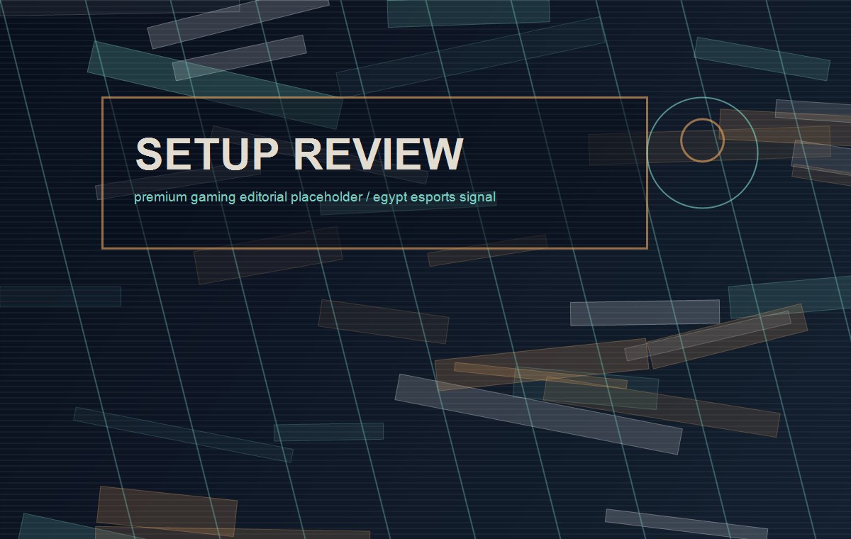 Setup optimization editorial artwork